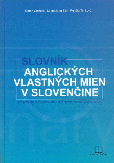 Slovník anglických vlastných mien v Slovenčine