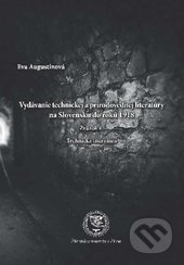 Vydávanie technickej a prírodovednej literatúry na Slovensku do roku 1918