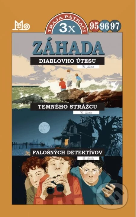 Traja pátrači 3x. Záhada diablovho útesu. 95 96 97 Záhada temného strážcu. Záhada falošných datektívov. 95, 96, 97.