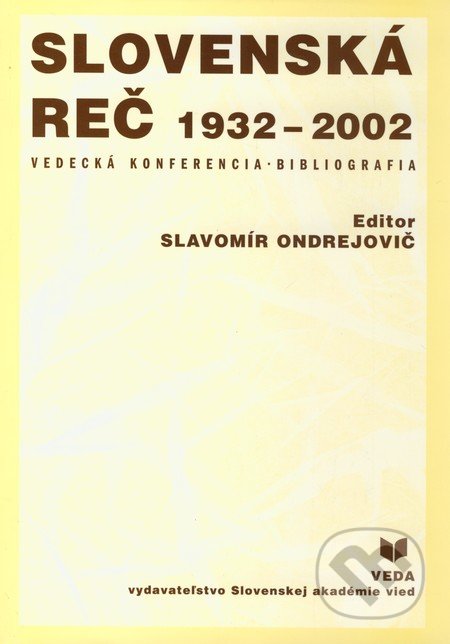 Slovenská reč  1932 - 2002