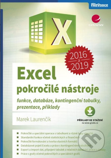 Excel 2016 a 2019 - pokročilé nástroje