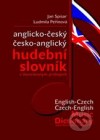 English-Czech and Czech-English music dictionary with illustrated prologue